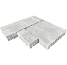 Pavés gris en béton