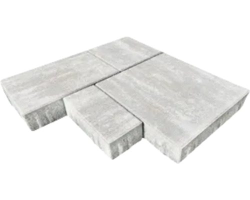 Pavés gris en béton