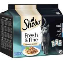 Sheba Fresh and Fine nourriture pour chats multipack au poisson en sauce