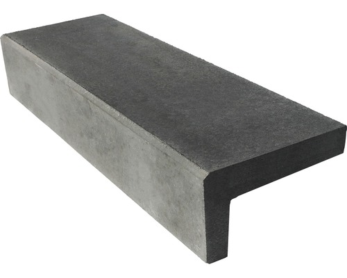 Marche en béton gris 150x18x32 cm Marche en béton gris 150x18x32 cm