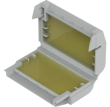 Coin de boîte de gouttière en plastique