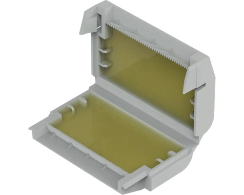 Coin de boîte de gouttière en plastique