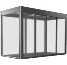 Überdachte Terrasse mit Polycarbonatplatten