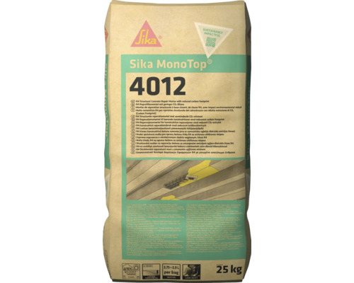 Mortier de réparation pour béton Sika MonoTop 4012 en sac de 25 kilogrammes