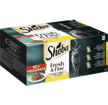 Sheba Fresh and Fine Nourriture pour chat Mega pack de 50 portions