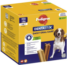 Pedigree Dentastix Daily Oral Care pour chiens, méga pack de 56 pièces, 10 à 25 kilogrammes