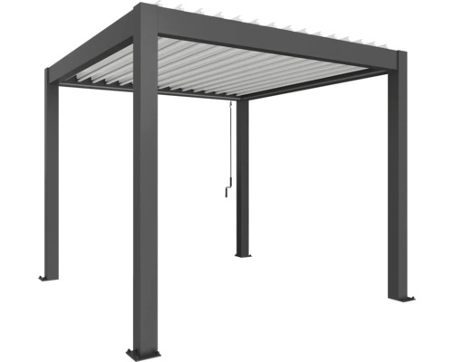 Freistehende Pergola mit Lamellendach