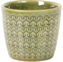 Pot de fleurs décoratif en céramique avec motif géométrique