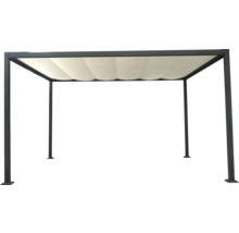 Construction de pavillon autoportante avec toit en tissu