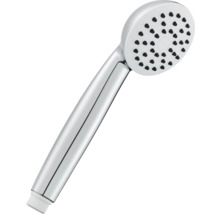 Douchette à main avec poignée chromée et jets d'eau