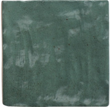 Quadratische grüne Fliese