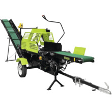 Broyeur de branches avec tapis roulant