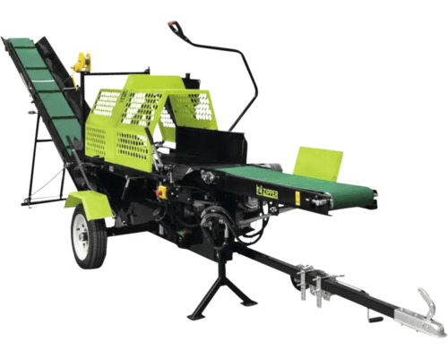 Fendeuse combiné à essence Zipper ZI-SPA380 Broyeur de branches avec tapis roulant