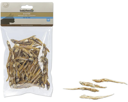 Beetztees Getrockneter Fisch Katzensnack in Verpackung