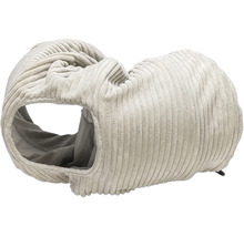 Tunnel pour chat en velours côtelé