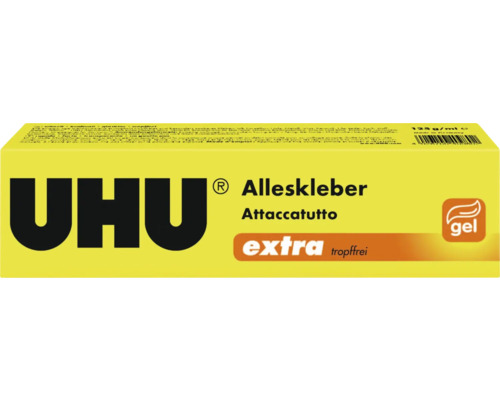 UHU Alleskleber extra transparent 125 g Uhu Alleskleber Gel, extra tropffrei