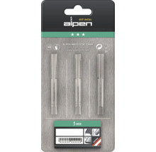 Jeu de tarauds Alpen M8 HSS sous blister