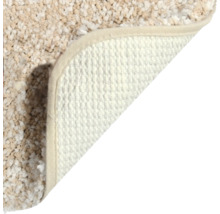 Detailansicht eines Teppichs mit Textilrücken