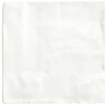 Quadratische weiße Fliese