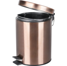 Poubelle à pédale avec couvercle ouvert