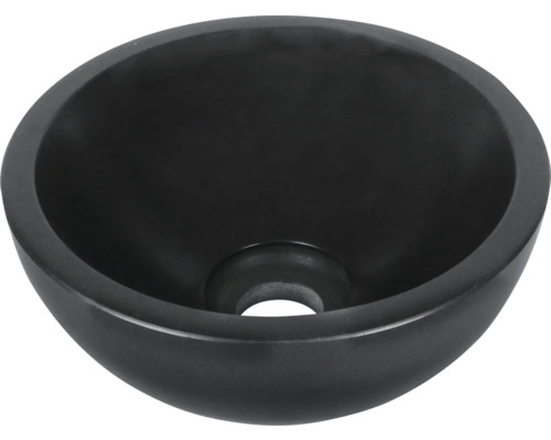 Rundes Aufsatzwaschbecken aus Stein