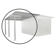 Metallcarport mit Säulen und Dach