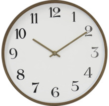 Horloge murale ronde avec cadran et aiguilles