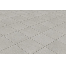 Sol carrelé avec carreaux carrés et joints