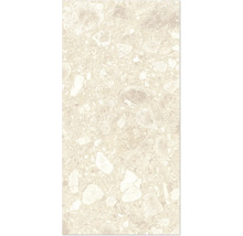 Gros plan d'un carreau de sol avec motif de pierre