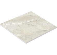 Quadratische Keramikfliese mit Marmoroptik