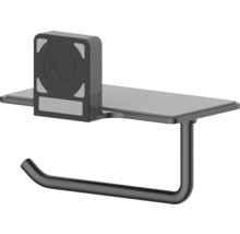 Porte-papier toilette avec étagère