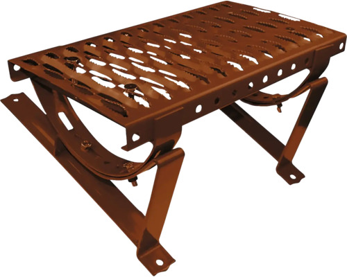 Marche métallique avec surface antidérapante