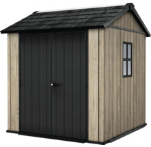 Abri de jardin avec double porte et fenêtre