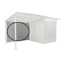 Seitenwand für Gerätehaus oder Unterstand, aus Holz