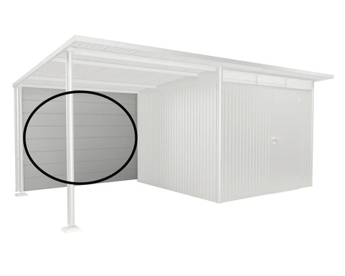 Metallcarport Seitenwand zur Wandmontage