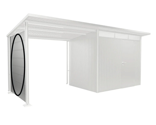 Seitenwand für Gerätehaus