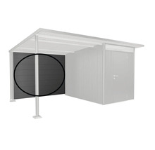 Seitenwand für Unterstand