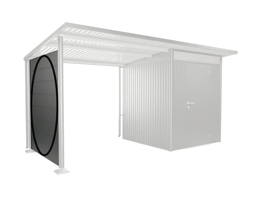 Stahlcarport mit Seitenwandelement