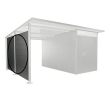 Metallcarport mit Seitenelement