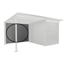 Seitenwand für Gerätehaus aus Holz