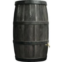 Récupérateur d'eau de pluie décoratif en bois avec robinet