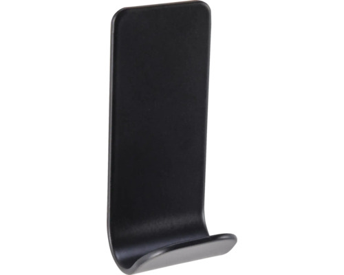 Einzelner schwarzer Wandhaken