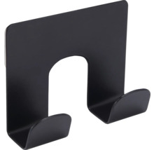 Schwarzer Türhänger für Kleidung