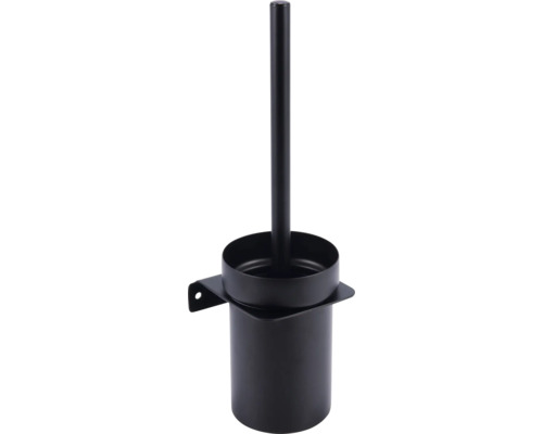 form&style WC-Bürstengarnitur OLI schwarz matt WC-Bürstenhalter aus Metall zur Wandmontage