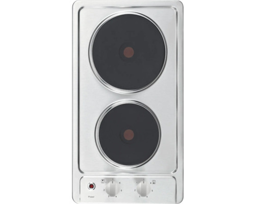 Kochfeld mit zwei Kochplatten aus Metall