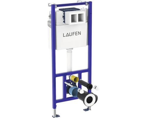 Réservoir de chasse d'eau Laufen avec élément de montage