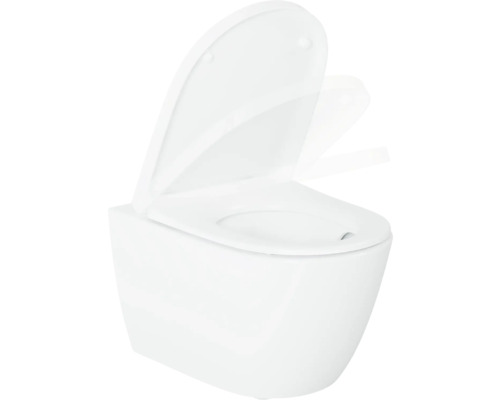 WC suspendu avec siège de WC