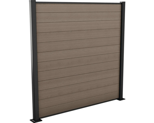 Clôture de jardin en bois avec cadre