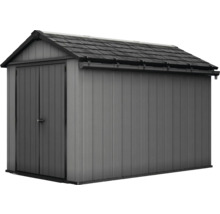 Abri de jardin avec double porte et toit à deux pentes