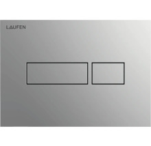 Logo Laufen. Plaque de commande avec deux boutons.